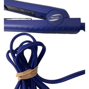 HOT Proliss Professional Blue Infusion w/Ceramic Plates Flat Iron MINT Fast Ship